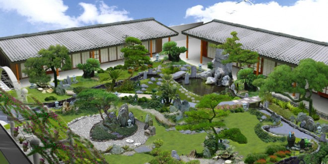 Nghệ thuật thiết kế Sân vườn của người Nhật Bản